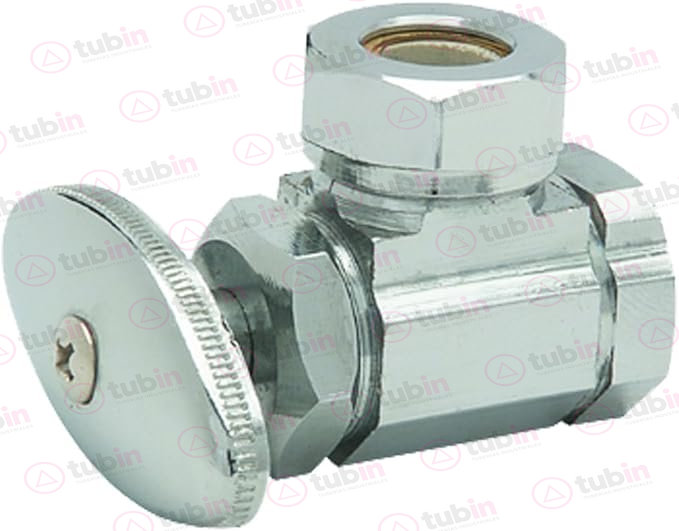 imagen de Llave Angular Compacta Sin Tubo De Latón Marca Dica Código Ref 3401STC 1/2" (13 MM)