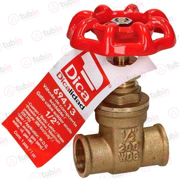 imagen 2 de Llave De Esfera Niquelada Marca Dica Código ref 4020 1/2" (13 MM)