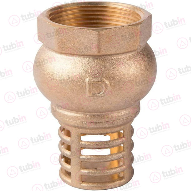 imagen 3 de Válvula De Pie O Pichancha Con Canastilla De Bronce Marca Dica