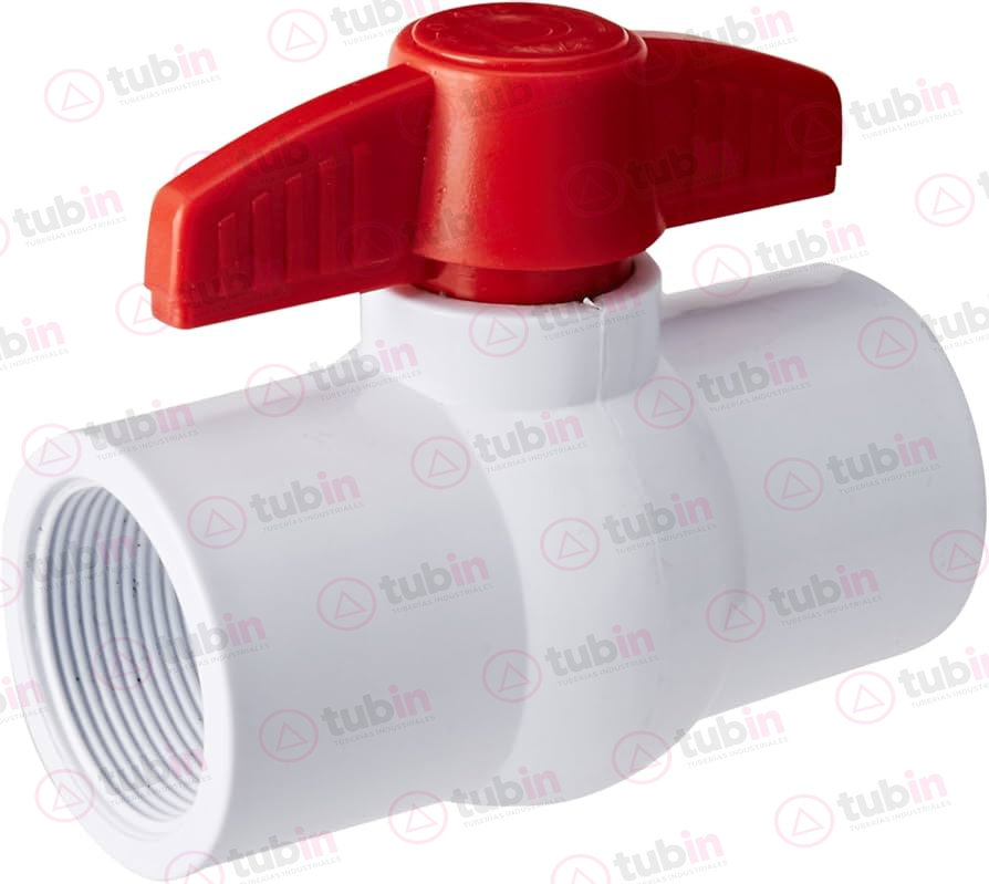 imagen 3 de Válvula Esfera De Roscar En PVC Marca Dica