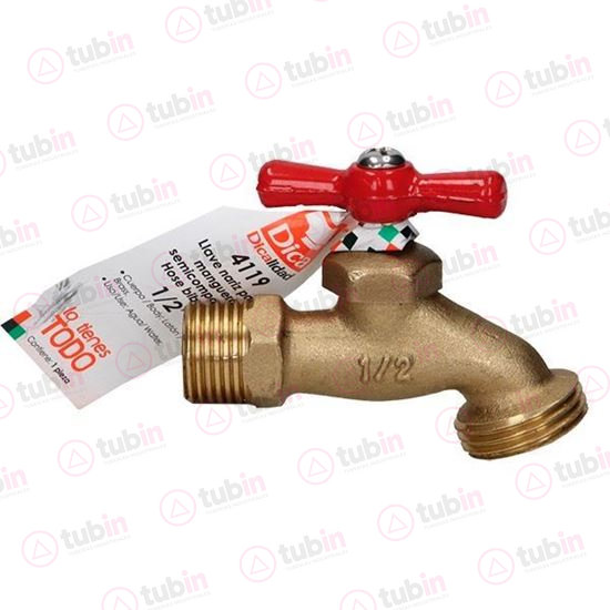 imagen de Llave Nariz De Chorro En Latón Marca Dica Código ref 4119 1/2" (13 MM)
