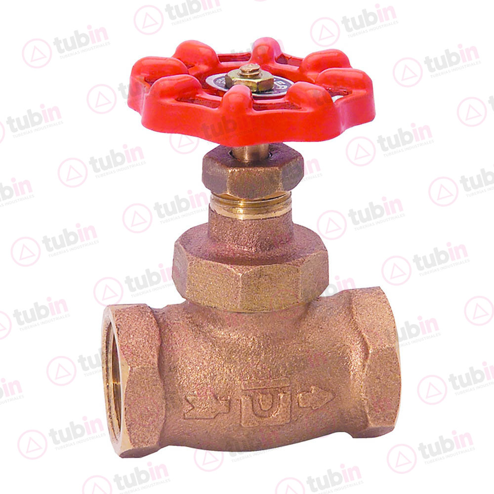 imagen 2 de Válvula Globo Roscable En Bronce Marca Urrea