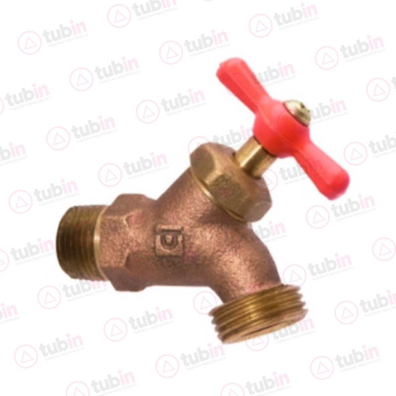 imagen de Llave Nariz De Chorro A 45° En Bronce Marca Urrea Código ref 191.13 1/2" (13 MM)