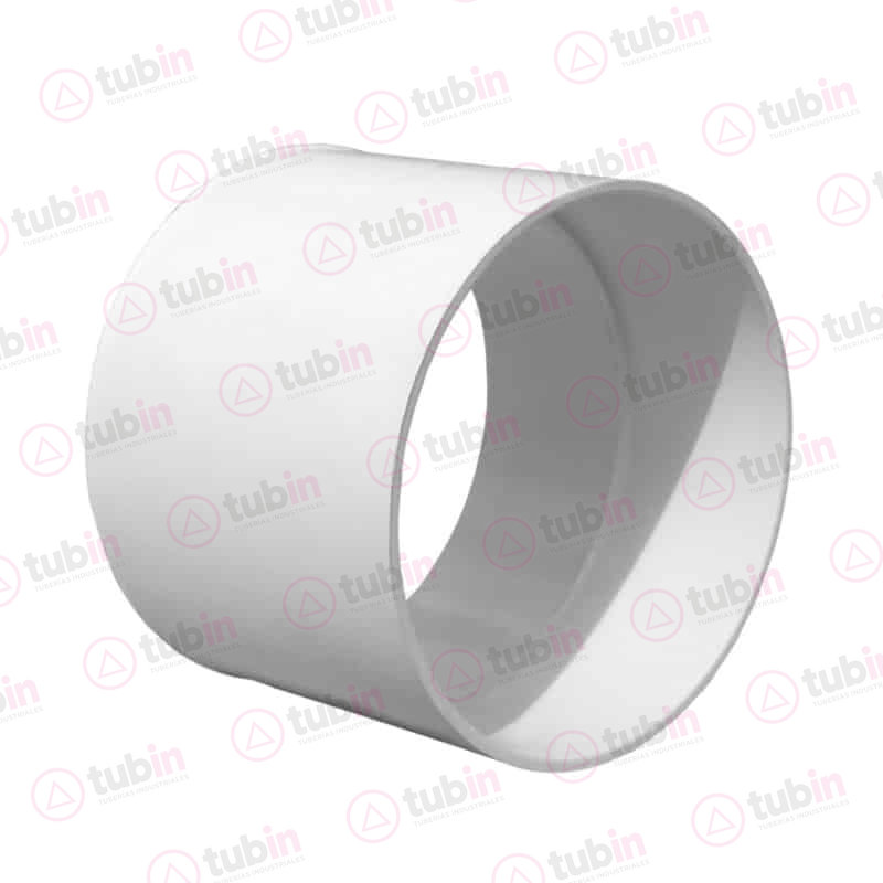 imagen de Cople De PVC Hidráulico De Cementar De Cédula 40 2 1/2" (64 MM)