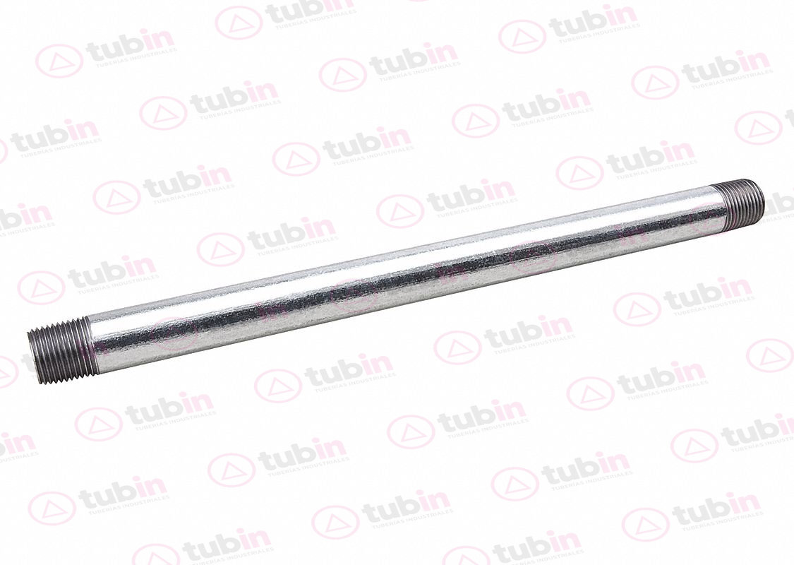 imagen 2 de Tubo Galvanizado Cédula 40 Con Rosca Marca Ternium. Tramo de 6.40 Metros