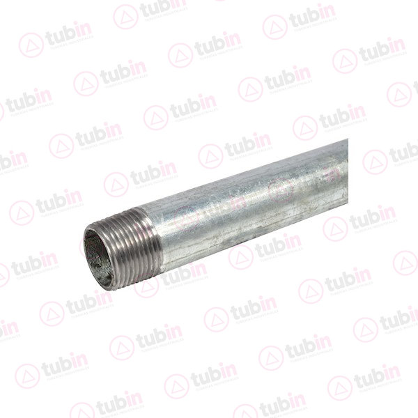imagen 2 de Tubo Galvanizado Norma X L-200 Con Rosca Marca Ternium. Tramo de 6.40 Metros 1/2" (13 MM)