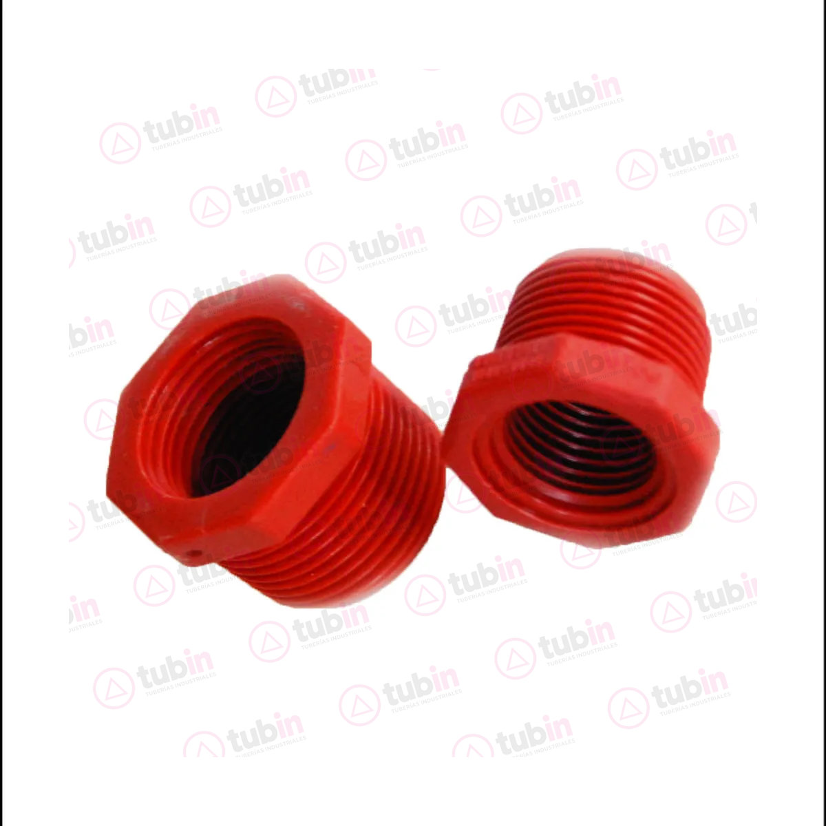 Reducción Bushing De PPR Rojo De Rosca Marca Polimex