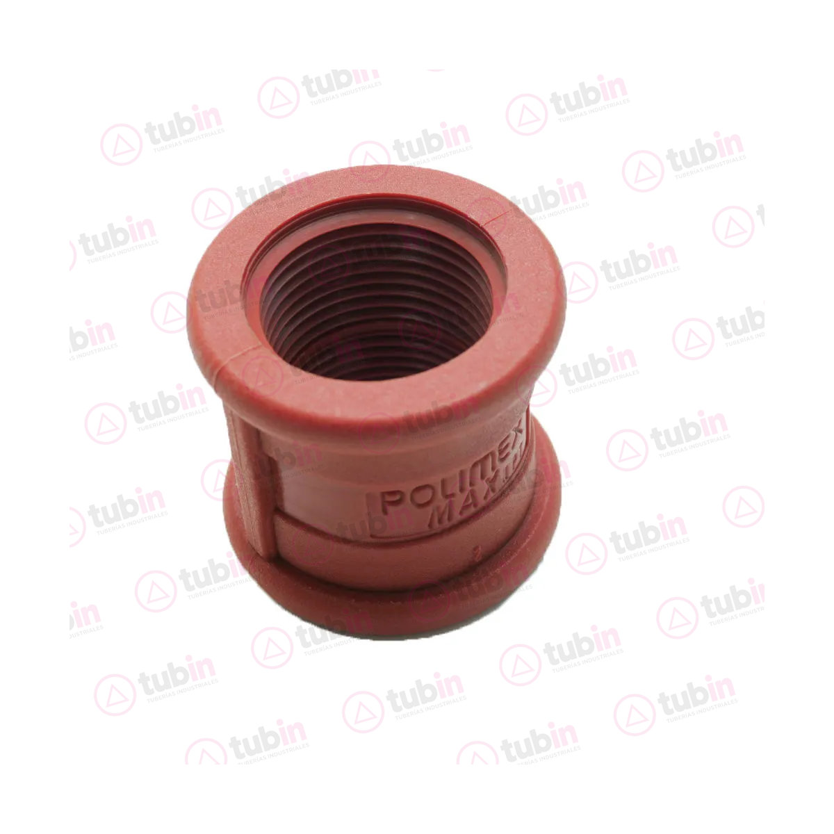 imagen 2 de Acople De PPR Rojo Hembra De Rosca Marca Polimex
