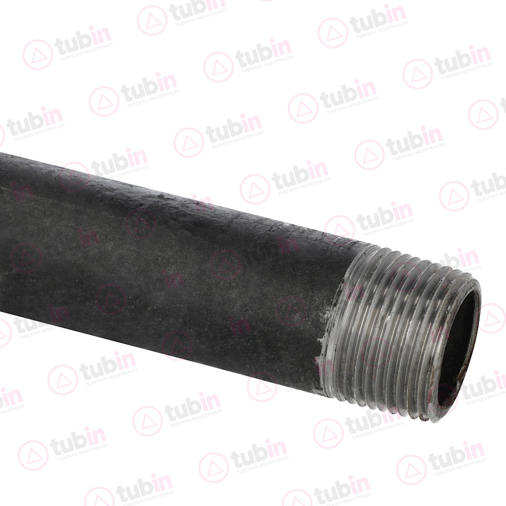 imagen 2 de Tubo Negro Norma X Con Rosca Marca Tuna. Tramo de 6.40 Metros