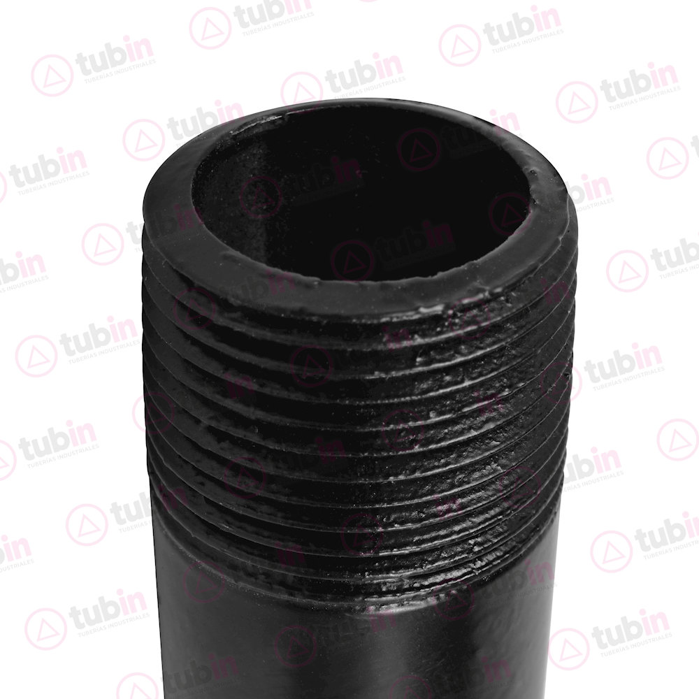 imagen 3 de Tubo Negro Cédula 40 Con Rosca Marca Ternium. Tramo de 6.40 Metros