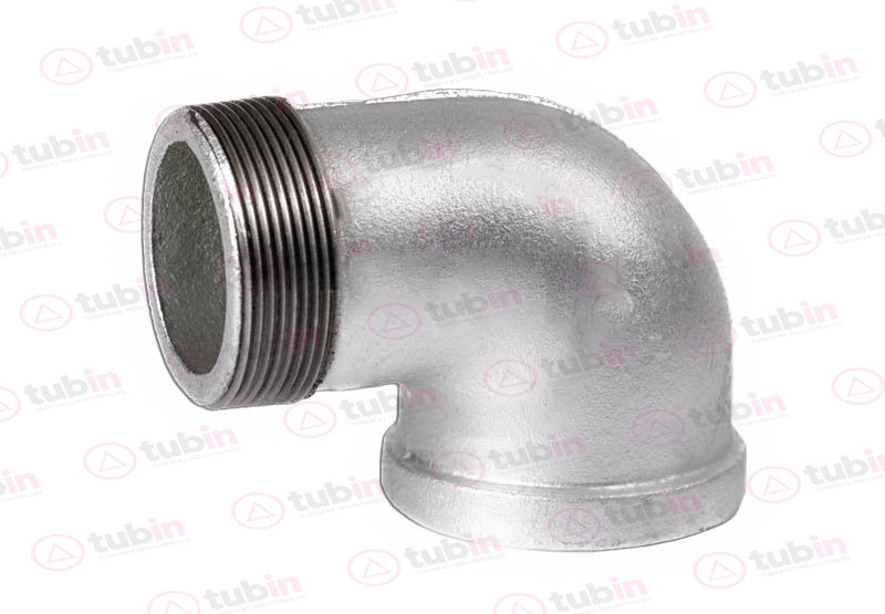 imagen 3 de Codo Niple De 90° Galvanizado