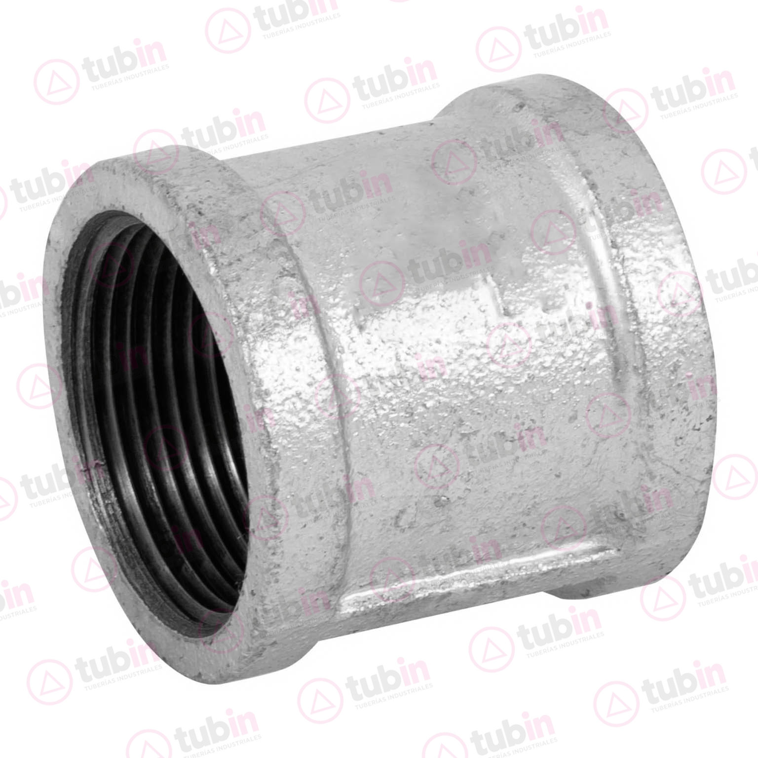 imagen de Cople Reforzado Galvanizado 1/4" (6 MM)