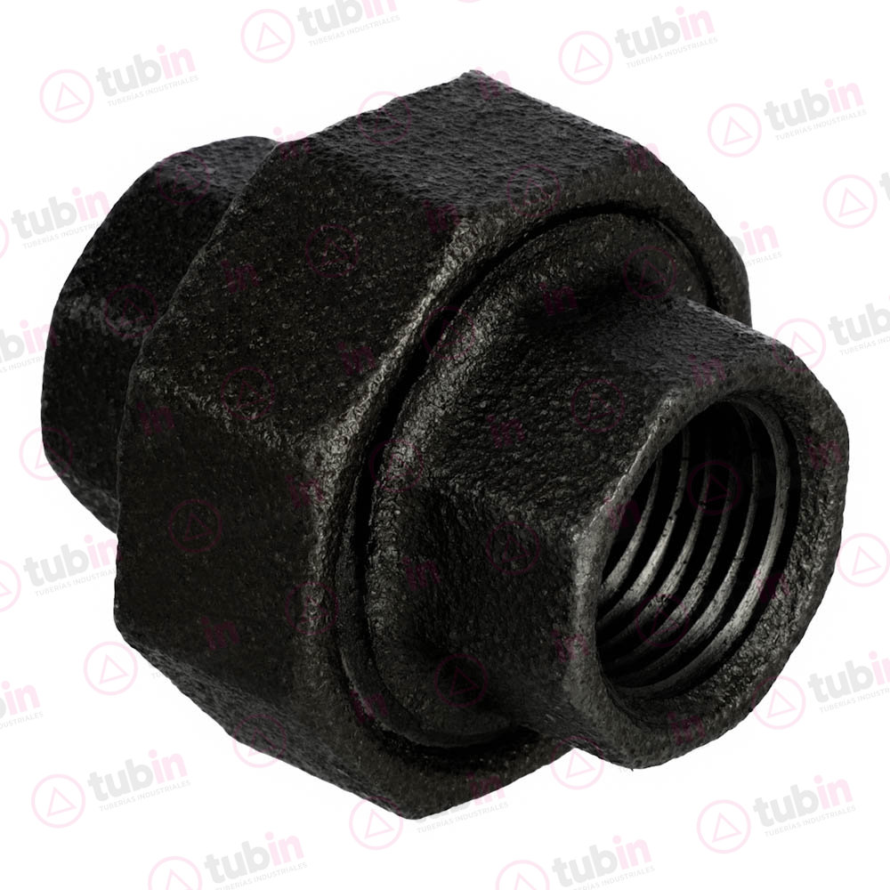 imagen de Tuerca Union (Nudo) Negra 1 1/4" (32 MM)