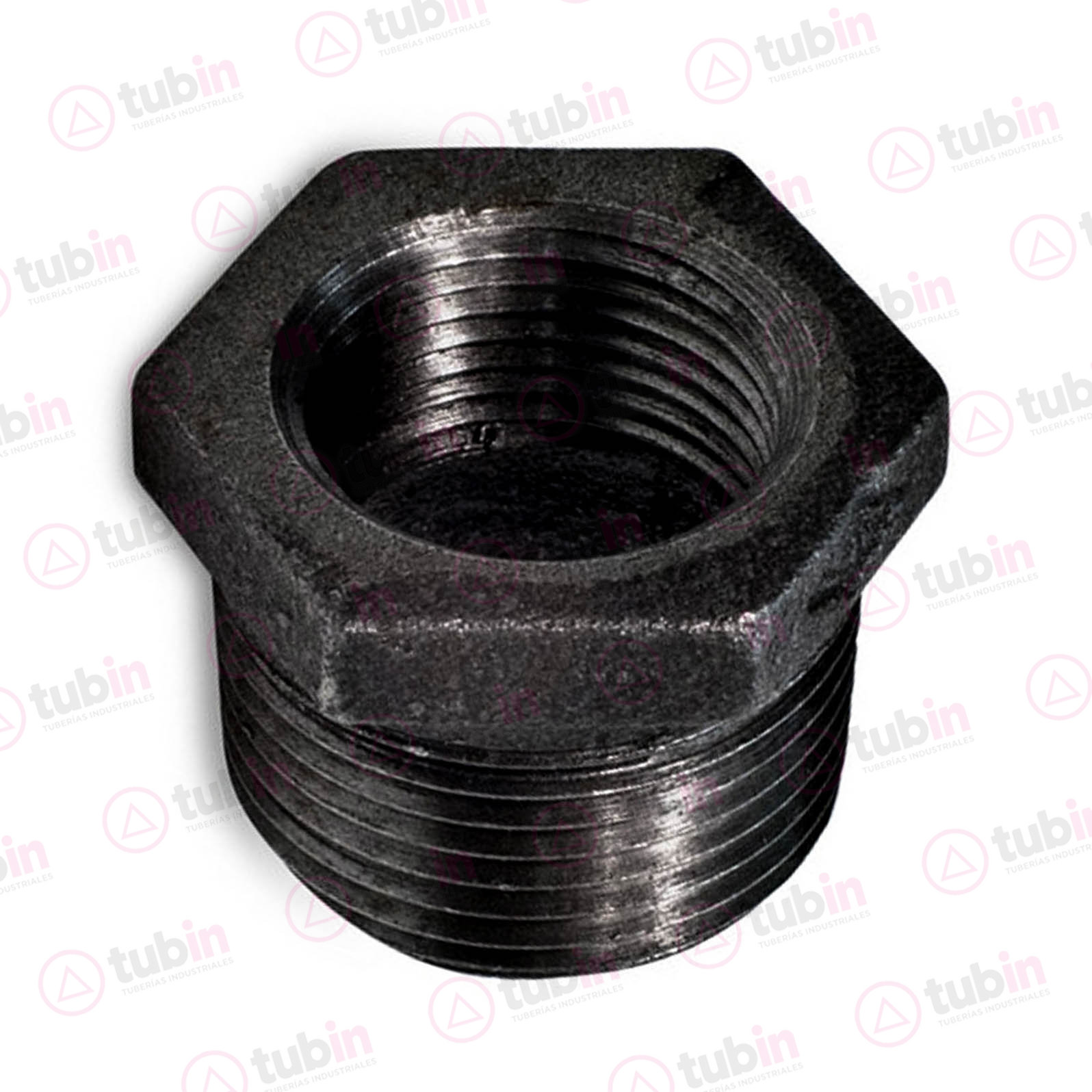 imagen 2 de Reducción Bushing Negra 1" X 1/2" (25 MM X 13 MM)