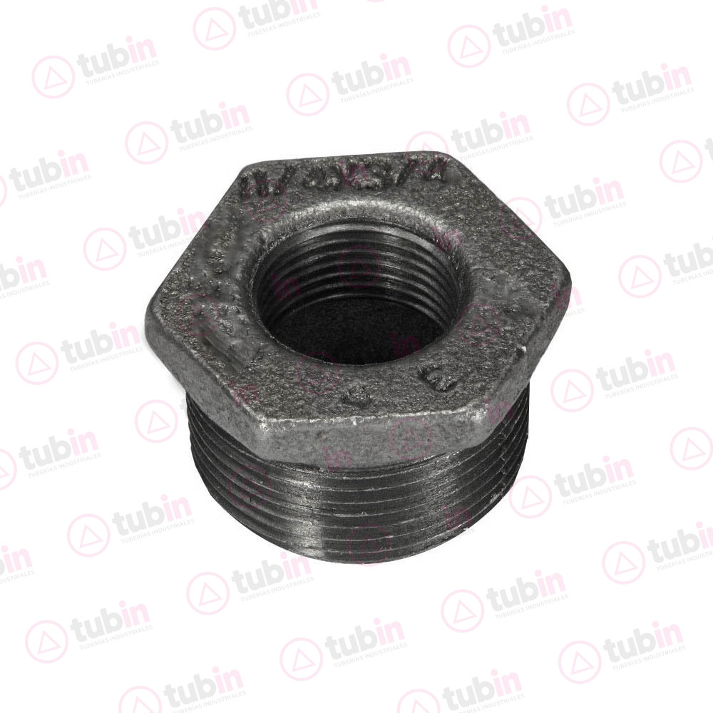 imagen 3 de Reducción Bushing Negra 1" X 1/2" (25 MM X 13 MM)