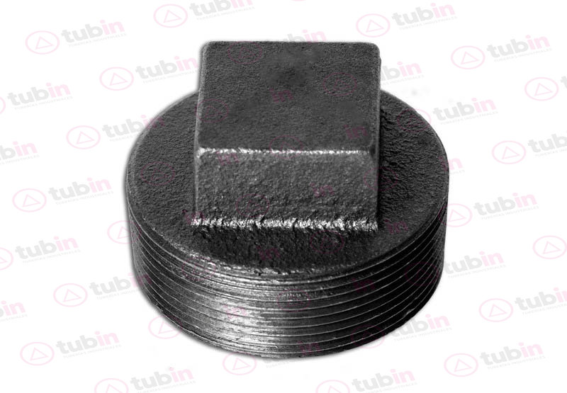 imagen 2 de Tapon Macho Negro 6" (150 MM)