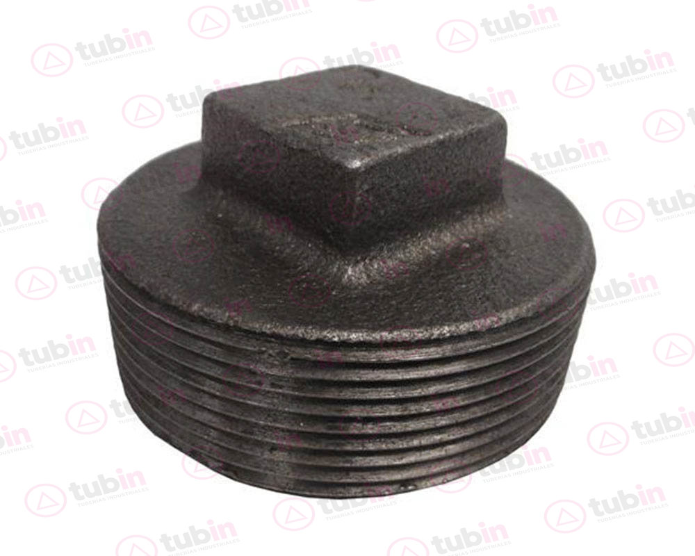imagen 3 de Tapon Macho Negro 6" (150 MM)
