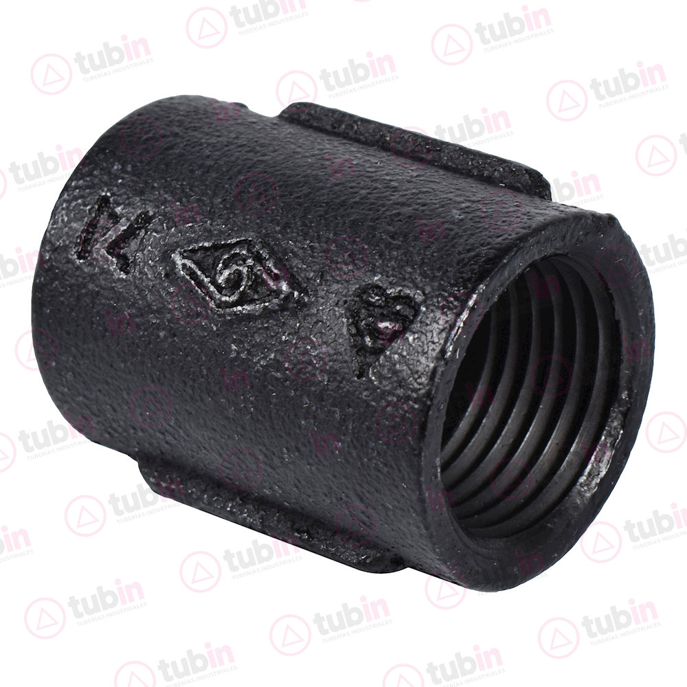 imagen de Cople Liso Negro 1/2" (13 MM)