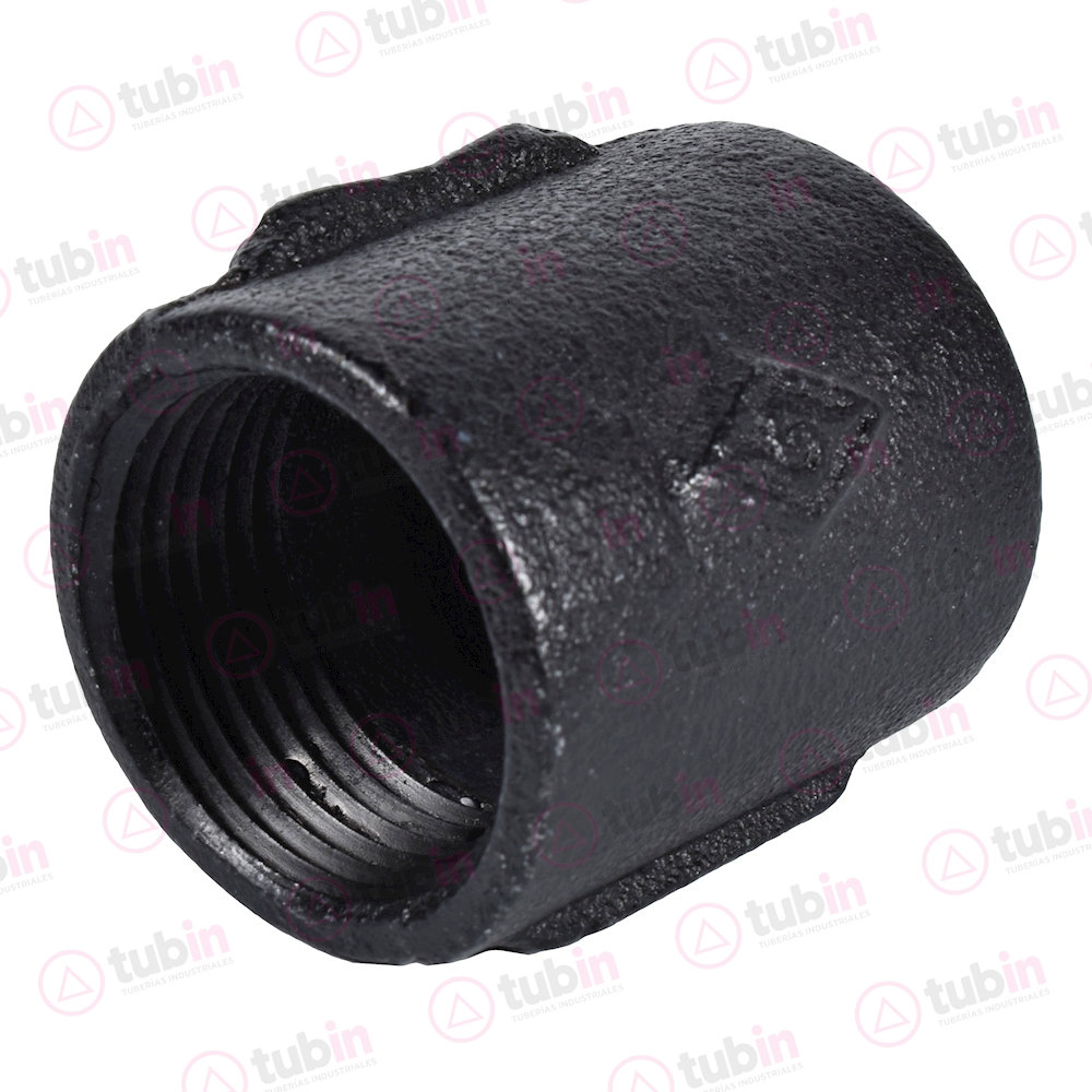 imagen 2 de Cople Liso Negro 1/2" (13 MM)
