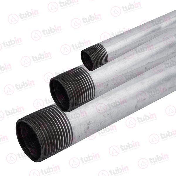 imagen 2 de Tubo Galvanizado Norma X T-200 Con Rosca Marca Tuna. Tramo de 6.40 Metros 1/2" (13 MM)