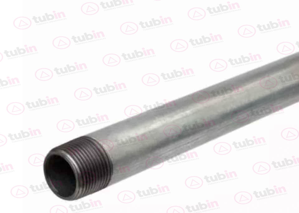 imagen 2 de Tubo Galvanizado Norma X L-200 Con Rosca Marca Ternium. Tramo de 6.40 Metros