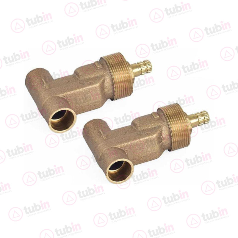 imagen de Juego De Llaves De Empotrar En Bronce Soldables Marca Dica Código ref 4652SM 1/2" (13 MM)
