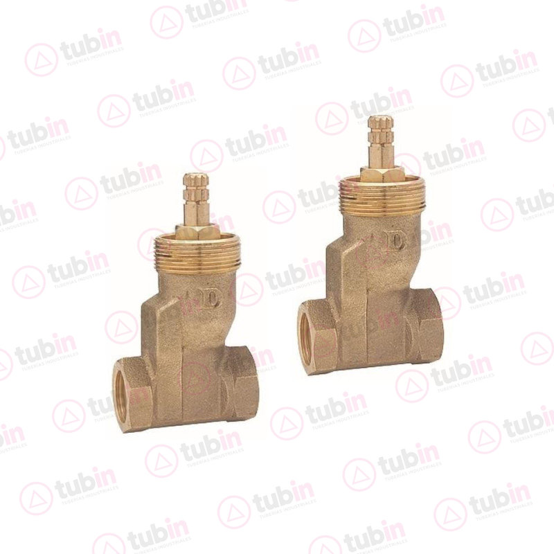 imagen de Juego De Llaves De Empotrar En Bronce Roscables Marca Dica Código ref 4052SM 1/2" (13 MM)