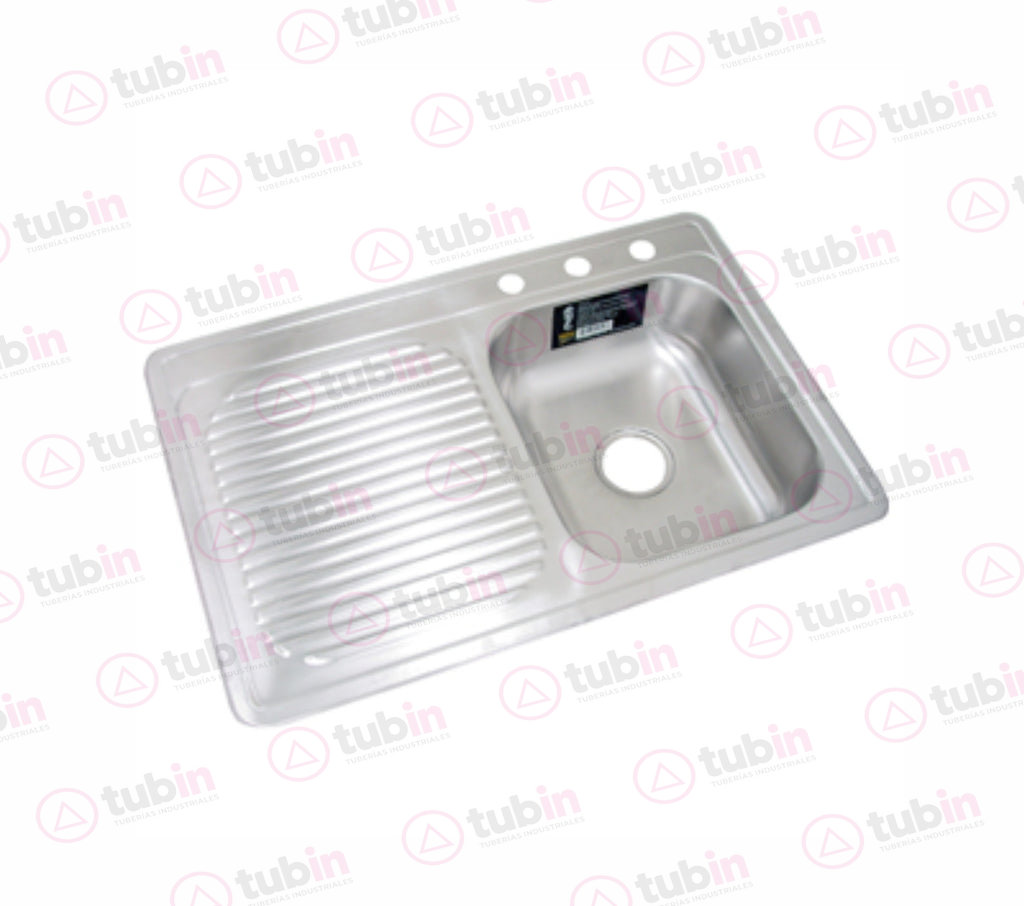 imagen de Tarja De Empotrar Con Escurridero Izquierdo Marca Rugo Código ref 9-EI 84 CM 56 CM X 15.24 CM