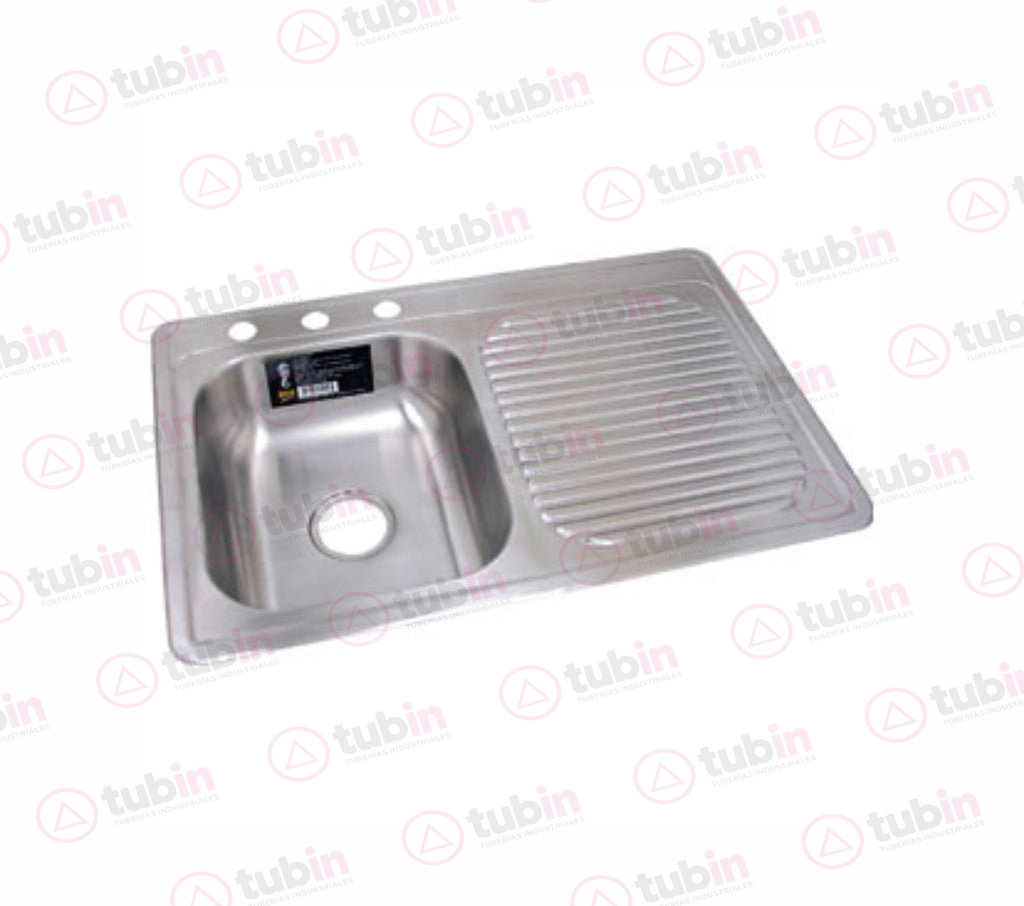 imagen de Tarja De Empotrar Con Escurridero Derecho Marca Rugo Código ref 9-ED 84 CM 56 CM X 15.24 CM