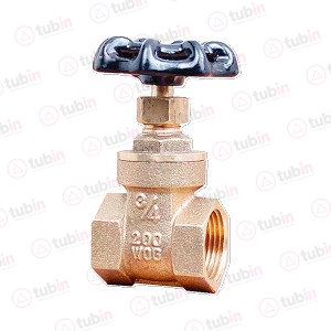 imagen 3 de Válvula Compuerta Roscable En Latón Marca Rugo Código ref 75-AH 1 1/2" (38 MM)