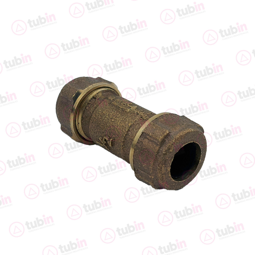 imagen de Cople Unión Para Tubo De Cobre A Cobre Marca Rugo Código ref 81-U 1" (25 MM)