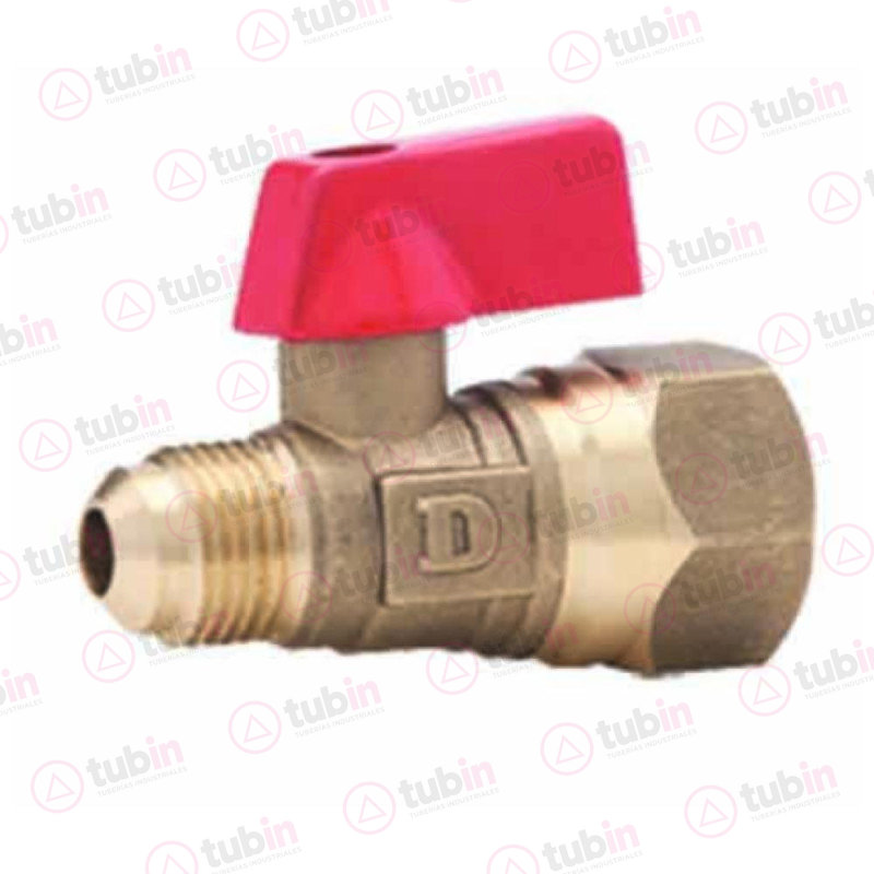 imagen de Válvula De Control Para Gas Marca Dica Código ref 3554G.1310 1/2" X 3/8" (13 MM X 10 MM)