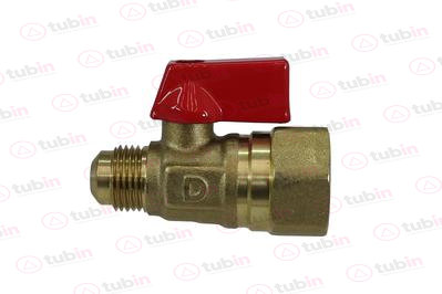 imagen 2 de Válvula De Control Para Gas Marca Dica Código ref 3554G.1310 1/2" X 3/8" (13 MM X 10 MM)