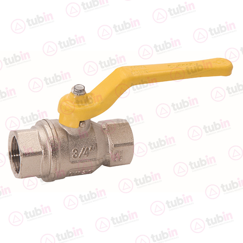 imagen 2 de Válvula Esfera Roscable En Latón Para Gas Marca Urrea