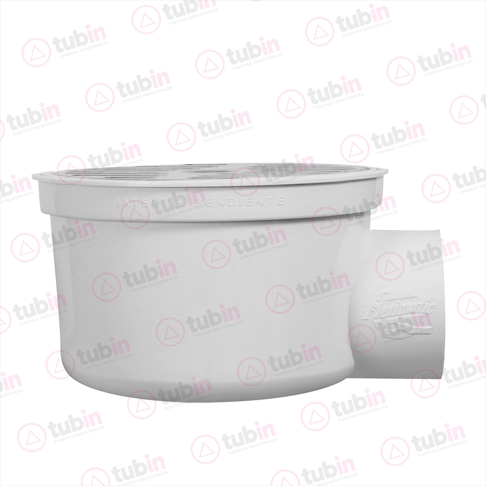 imagen 2 de Coladera Con Rejilla Redonda De Acero Inoxidable Sin Tapa Higiénica Marca Fleximatic Código ref 2269 2" (50 MM)