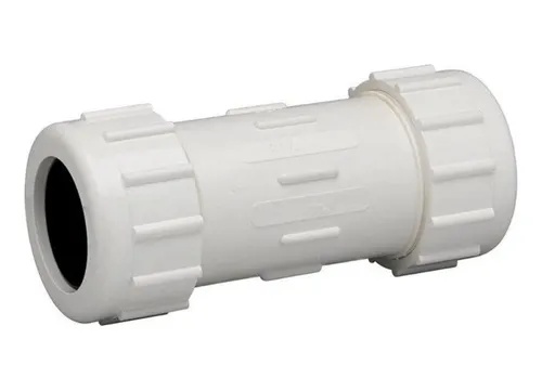 imagen 2 de Cople De Compresión De PVC Hidráulico De Cédula 40