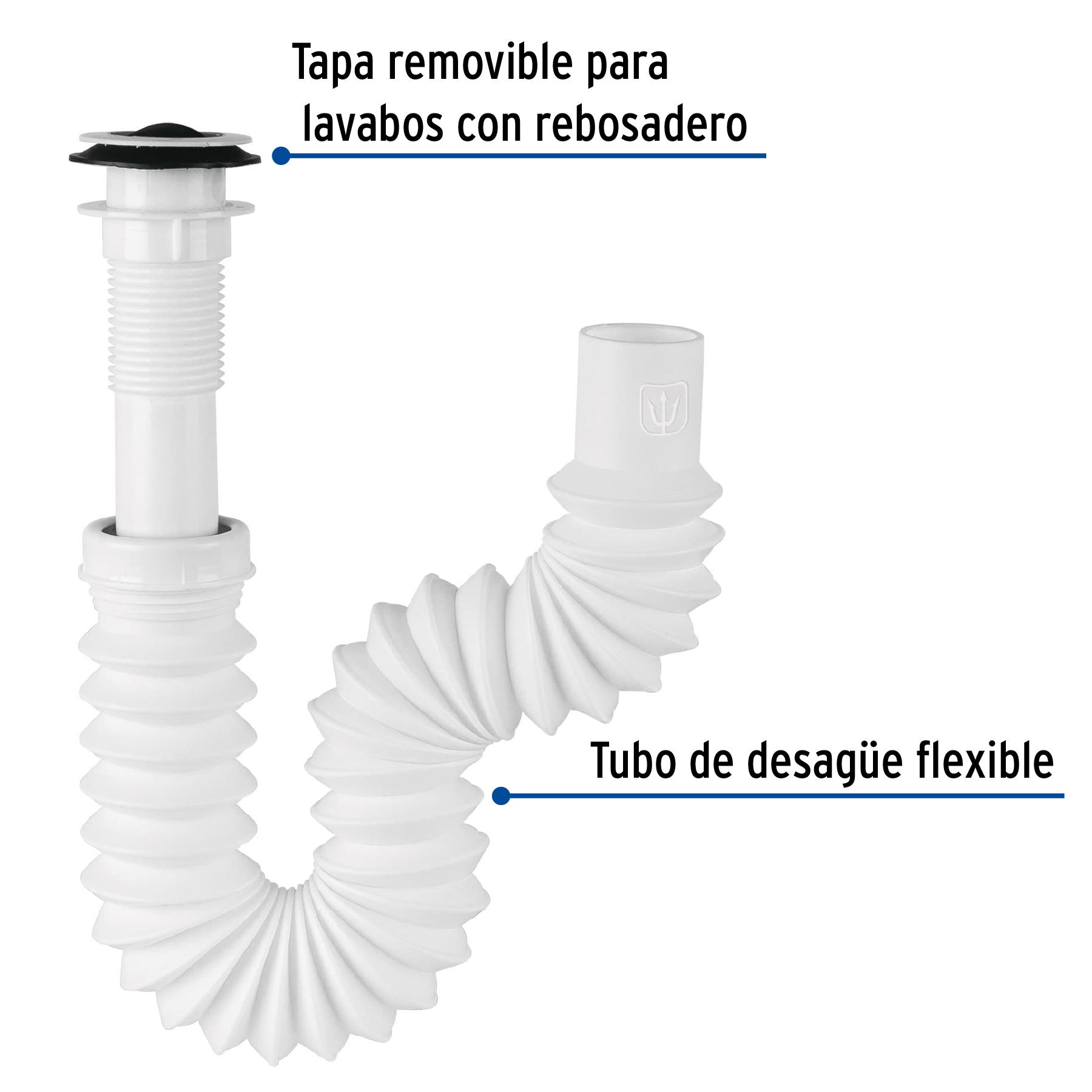 imagen 2 de Coladera Con Rejilla Redonda De Acero Inoxidable Con Tapa Higiénica Marca Fleximatic