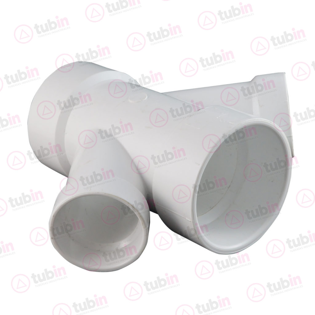 imagen 2 de Yee Doble De PVC Sanitario 8" x 8" (200 MM x 200 MM)