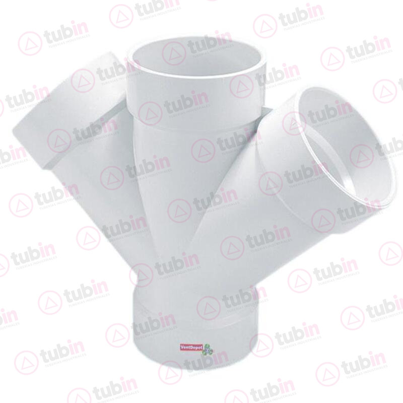 Yee Doble De PVC Sanitario de Norma