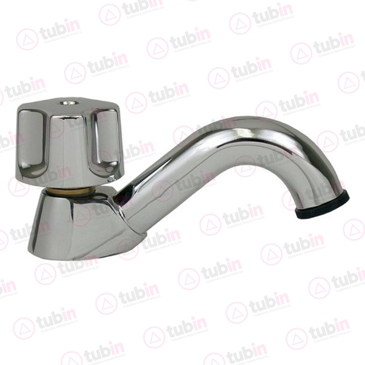 imagen de Llave Individual Para Lavabo Con Maneral Marca Rugo Código ref 16-R 1/2" (13 MM)