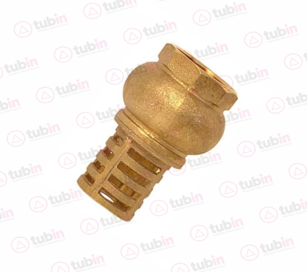 imagen de Válvula De Pie O Pichancha Con Canastilla De Latón Marca Rugo Código ref V-PP 1" (25 MM)