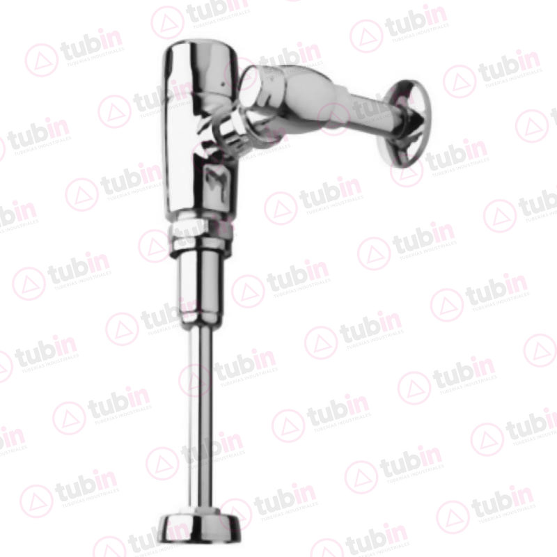 imagen 3 de Fluxometro En Laton Ecológico Marca Urrea Expuesto Con Sensor De Batería Para Mingitorio