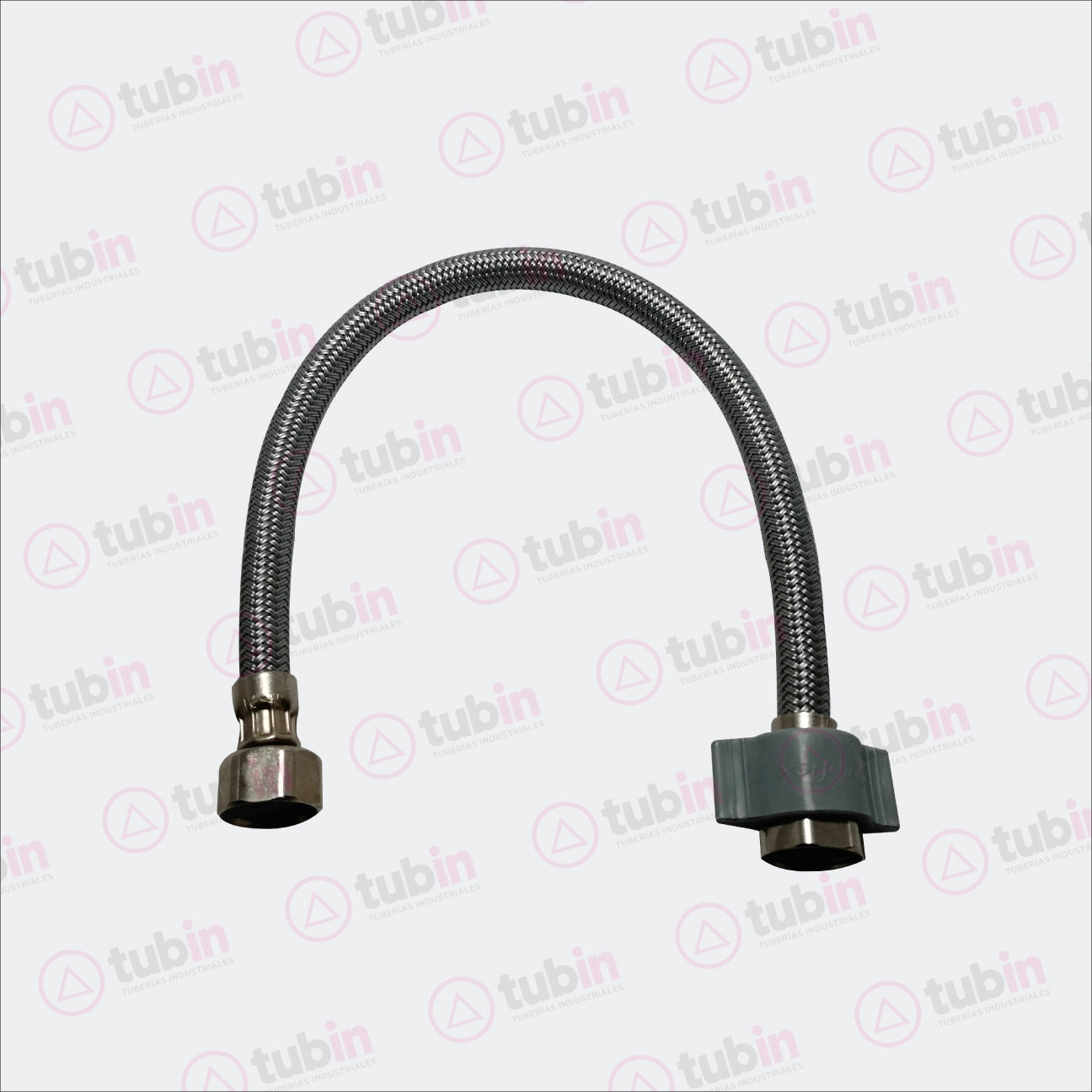 imagen 2 de Manguera Conectora De Agua Con Tuercas De Latón Marca Coflex Para Lavabo O Fregadero Código ref VL-A40 1/2" X 1/2" X 40 CM (13 MM X 13 MM X 400 MM)