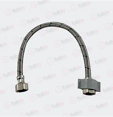 imagen 2 de Manguera Conectora De Agua Con Tuercas De Latón Marca Coflex Para Lavabo O Fregadero