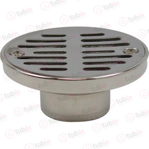 imagen de Coladera Con Rejilla Redonda De Acero Inoxidable Con Sistema Anti Cucarachas Marca Rugo Código ref 47-C 2" X 3 1/2" (50 MM X 89 MM)