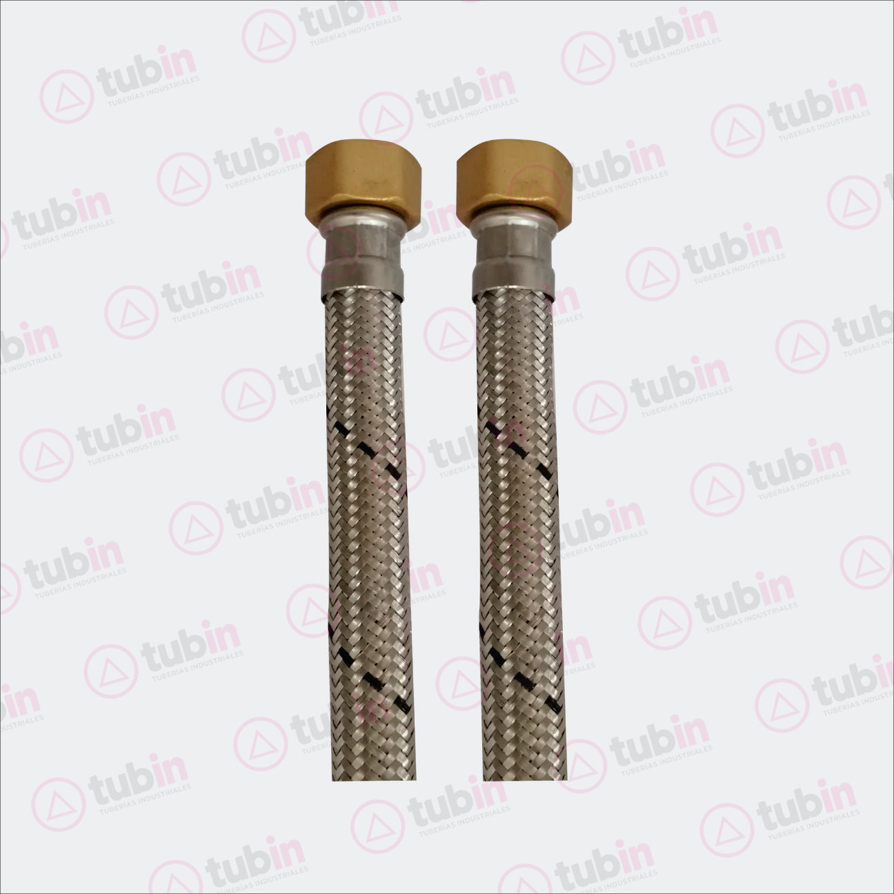 imagen de Manguera Conectora De Agua Con Tuercas De Latón Marca Coflex Para Boiler Código ref AB-A40 3/4" X 3/4" X 40 CM (19 MM X 19 MM X 400 MM)