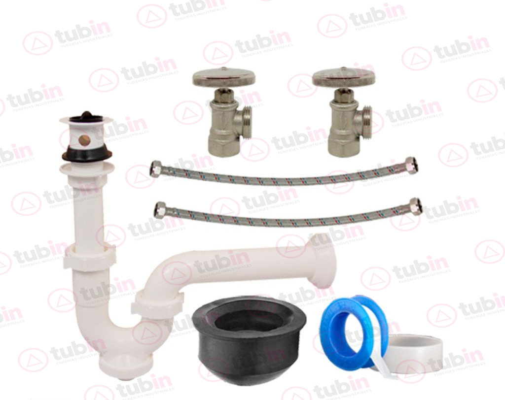imagen de Kit De Inslalación Para Mezcladora De Lavabo Marca Rugo Código ref KIT-L1