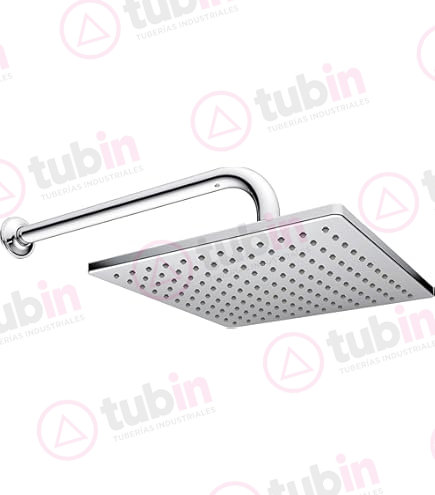 imagen 3 de Brazo De Regadera 38 Centímetros Recto A Pared Cuadrado Marca Urrea