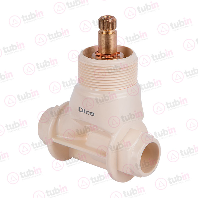 imagen 2 de Juego De 2 Llaves Para Empotrar De CPVC Marca Dica Código ref 4652CPVC.13 1/2" (13 MM)