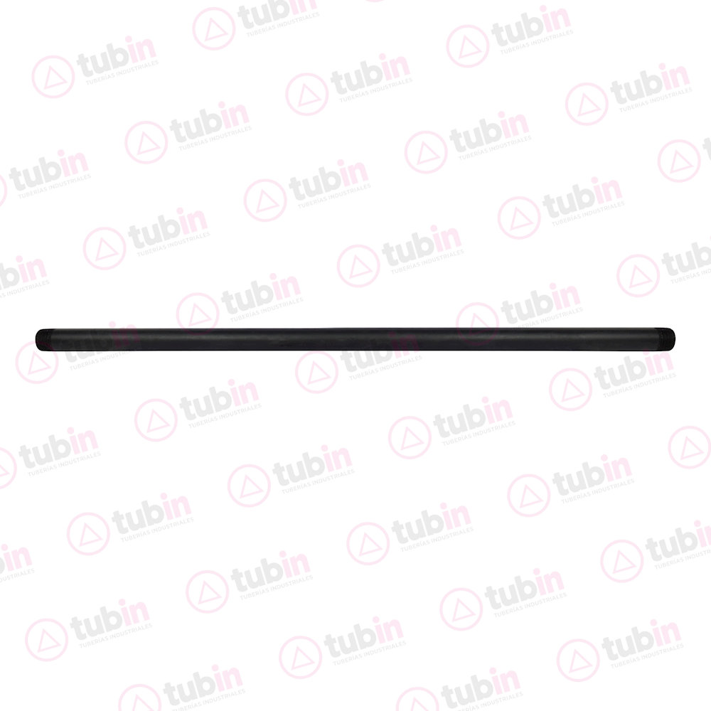 imagen 2 de Tubo Negro Cédula 40 Extremo Liso. Tramo de 6.40 Metros